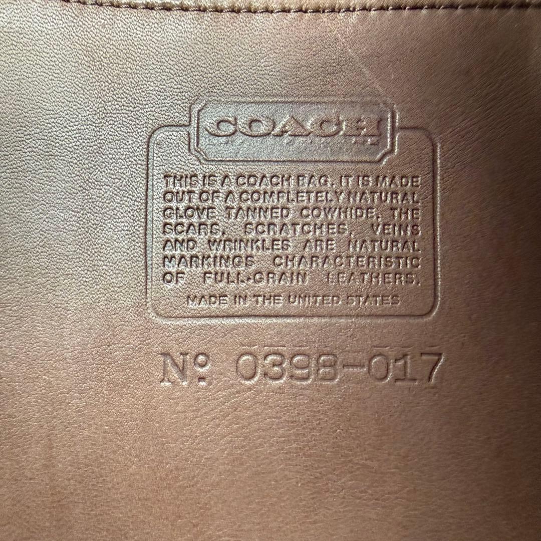 コーチ メトロポリタン ビジネスバッグ ブラウン レザー ターンロック