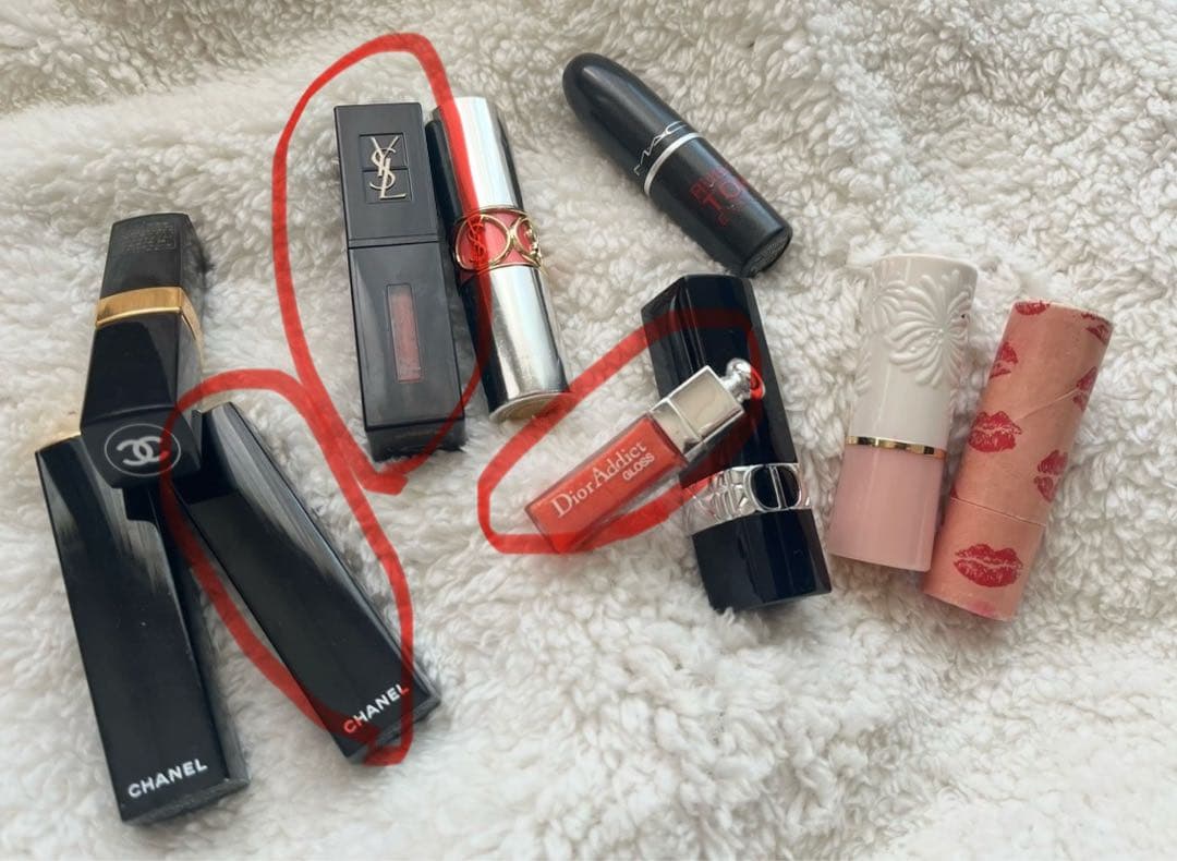 【セット販売】 口紅CHANEL YSL Dior PAUL & JOE MAC
