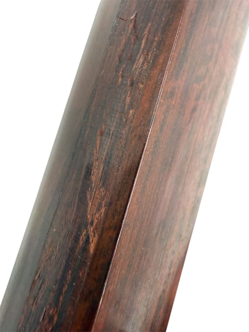 津軽三味線 東さわり 2段溝 太柄 紅木 丸打胴 和楽器 ハードケース付き