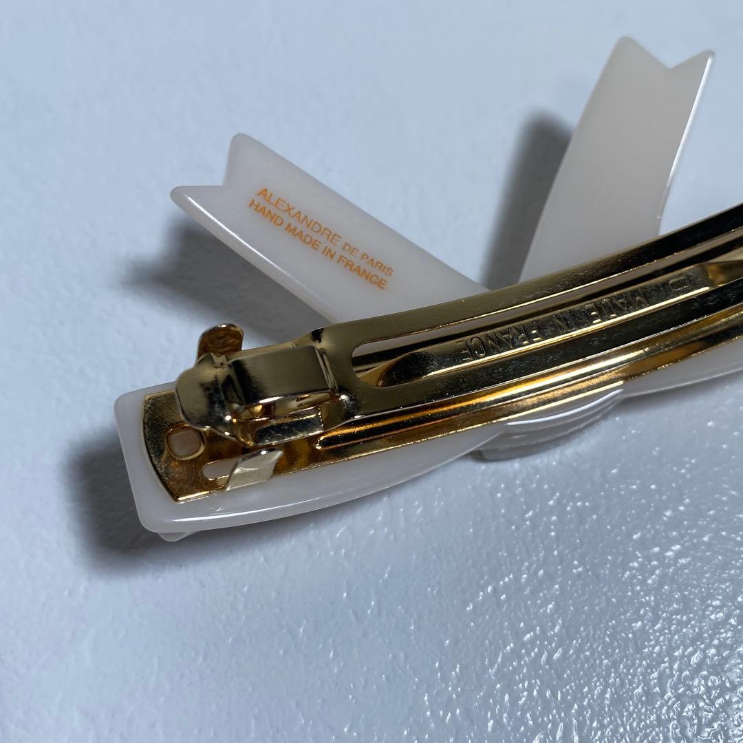 未使用級♡ アレクサンドルドゥパリ 足つきリボンバレッタ スワロフスキー 完売品