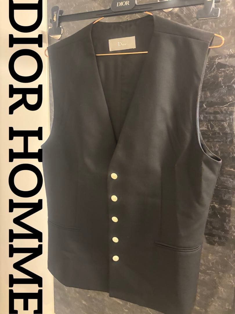 DIOR HOMME★デザインボタンジレ★ベスト50★レディースOK