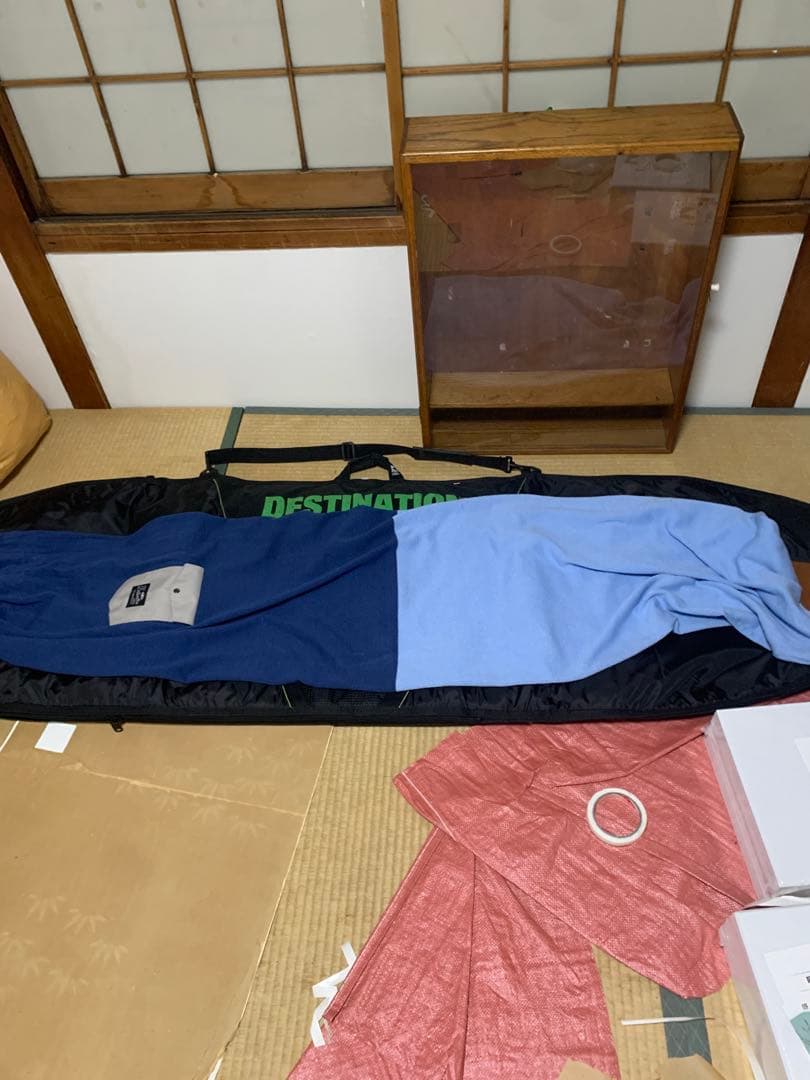 サーフボード クリーム色 フィン付き