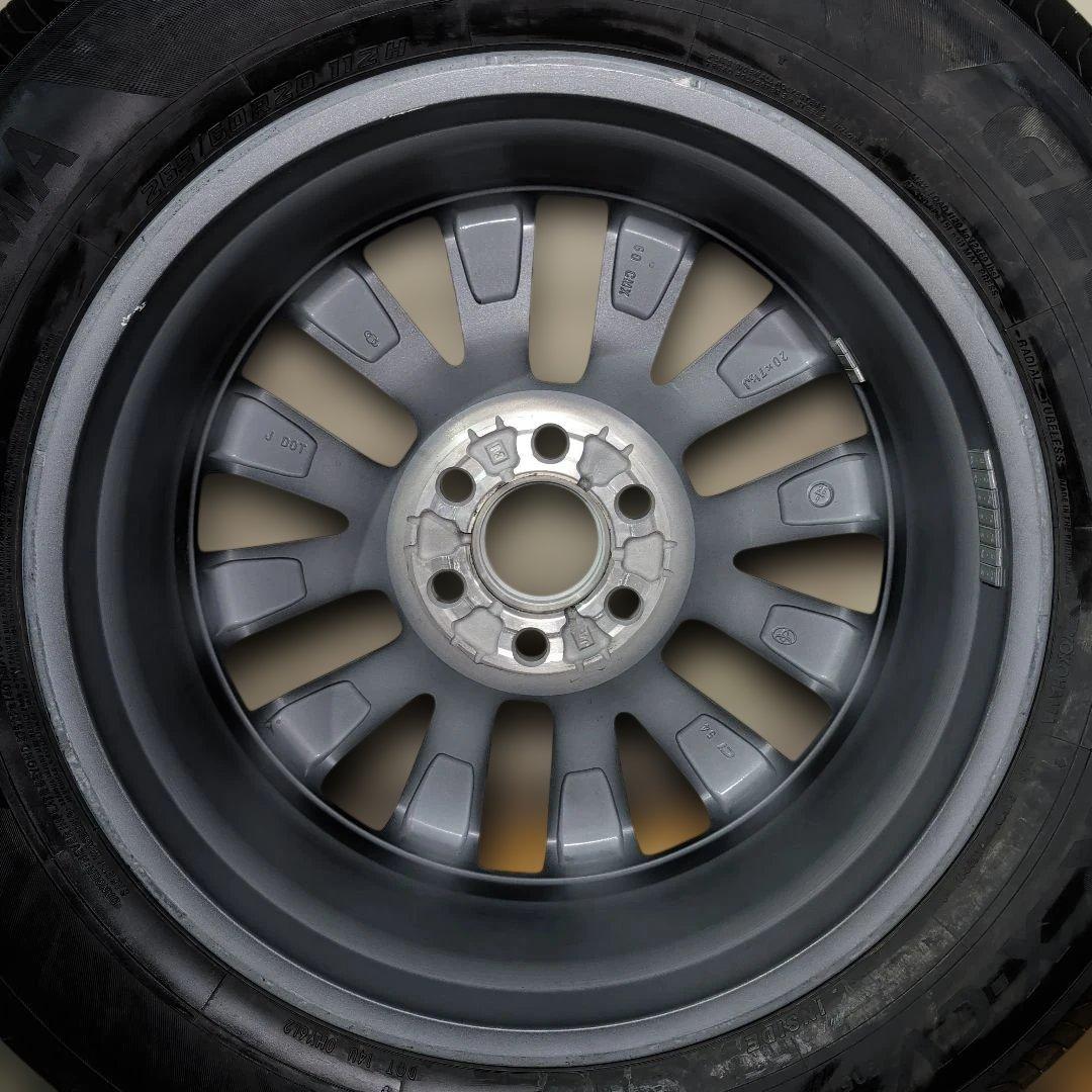 新車外し ランクル250ZX 20インチ 純正アルミ＆ヨコハマタイヤ4本セット