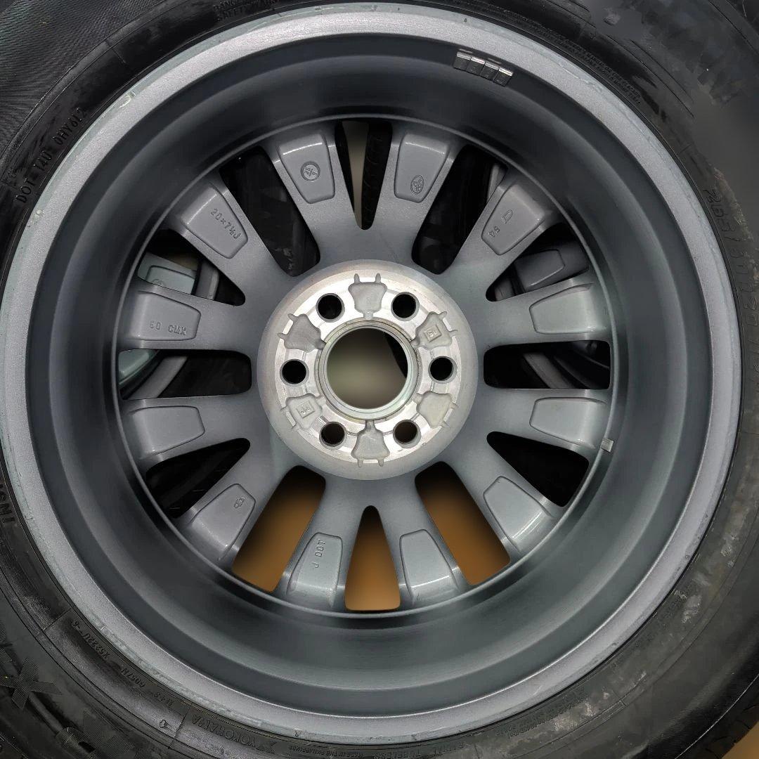 新車外し ランクル250ZX 20インチ 純正アルミ＆ヨコハマタイヤ4本セット