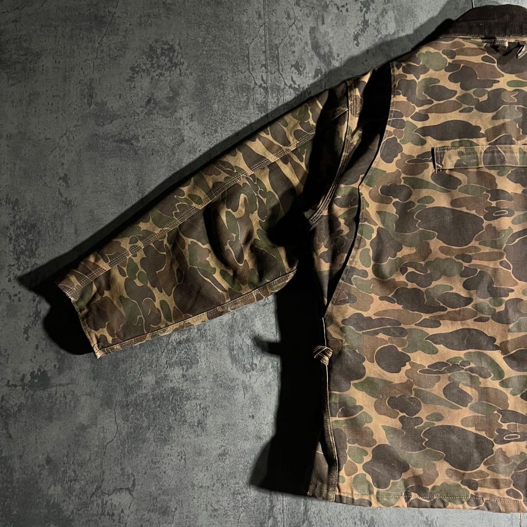 80s Carhartt USA製 ハンティングジャケット ダック 迷彩