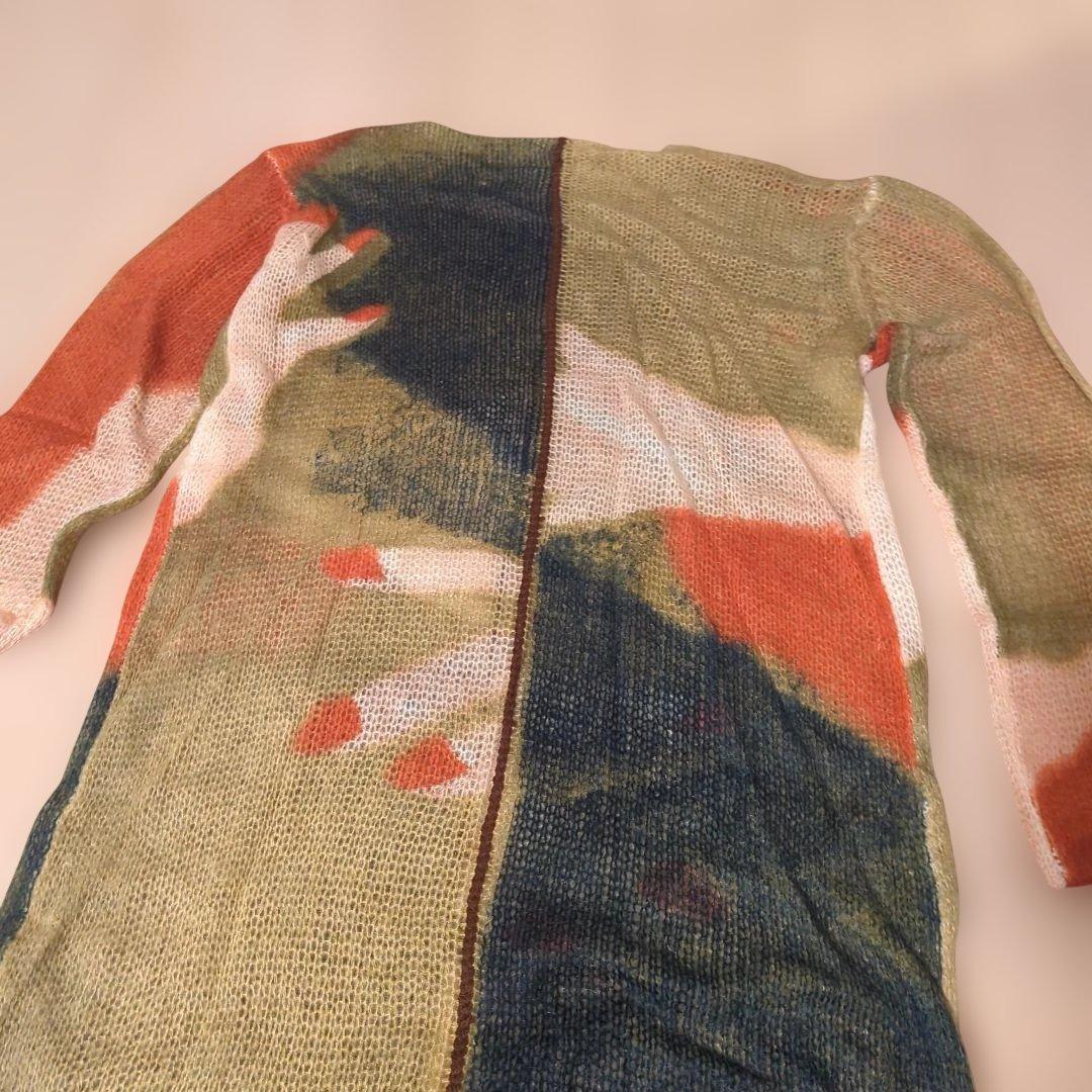 Ameri　LITTLE FUNNY FACE KNIT DRESS