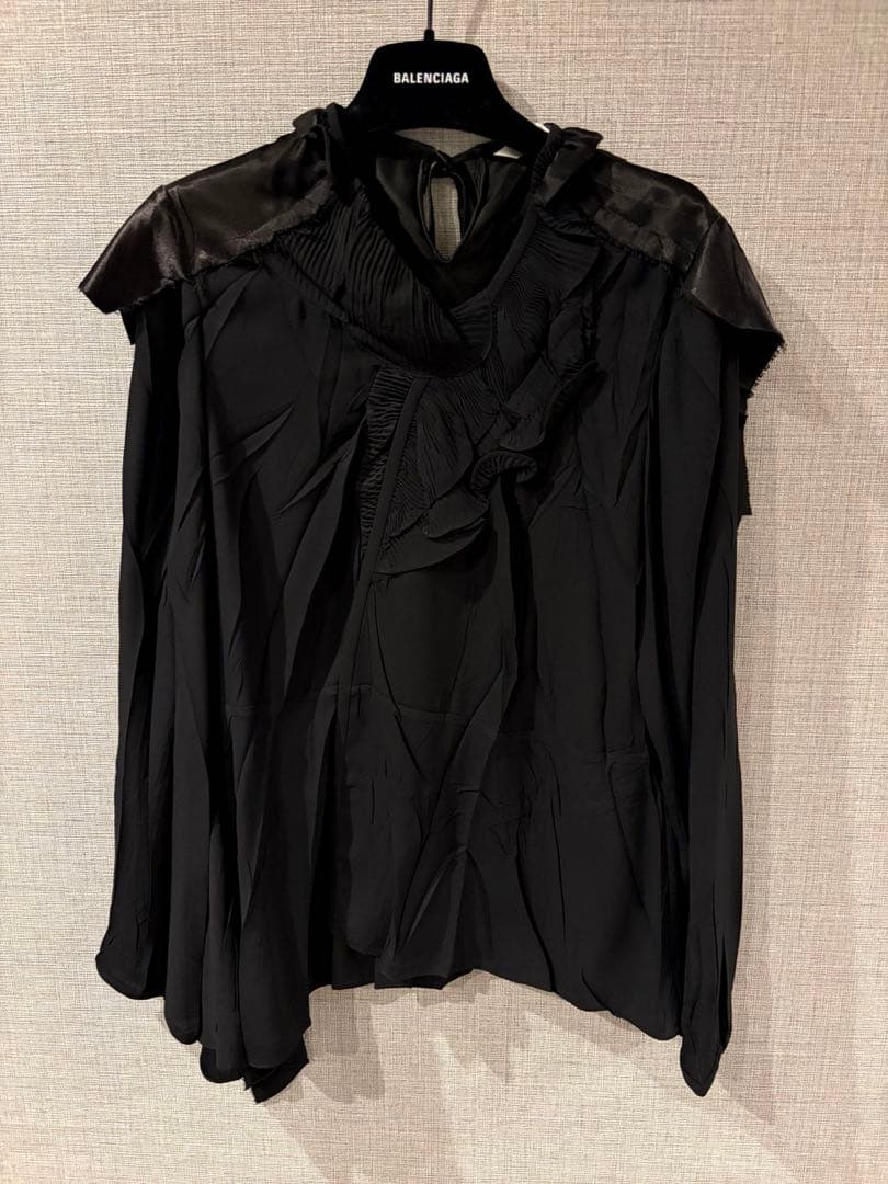 美品⭐︎BALENCIAGA バレンシアガ⭐︎ブリル ブラウス カットソー シルク