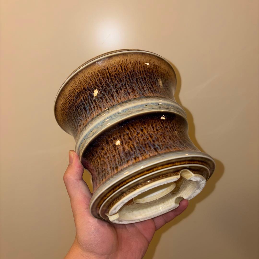 XL 盆栽鉢 作家鉢 陶器 真柏 糸魚川 皐月 五葉松 黒松 アガベ チタノタ