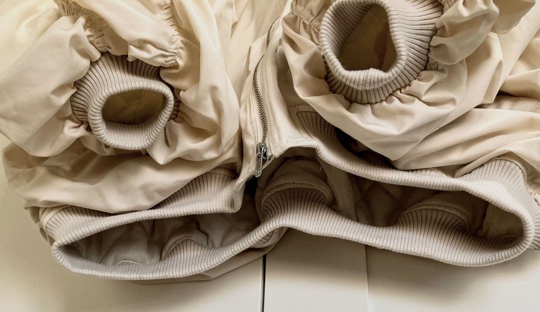 【美品】La BeLLE ETUDE ギャザーボリュームキルトライナーMA-1