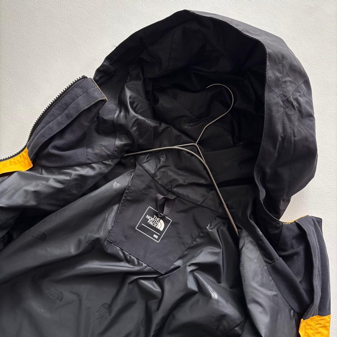 02140-4 ノースフェイス　スノボウェア　ダウンジャケット　イエロー