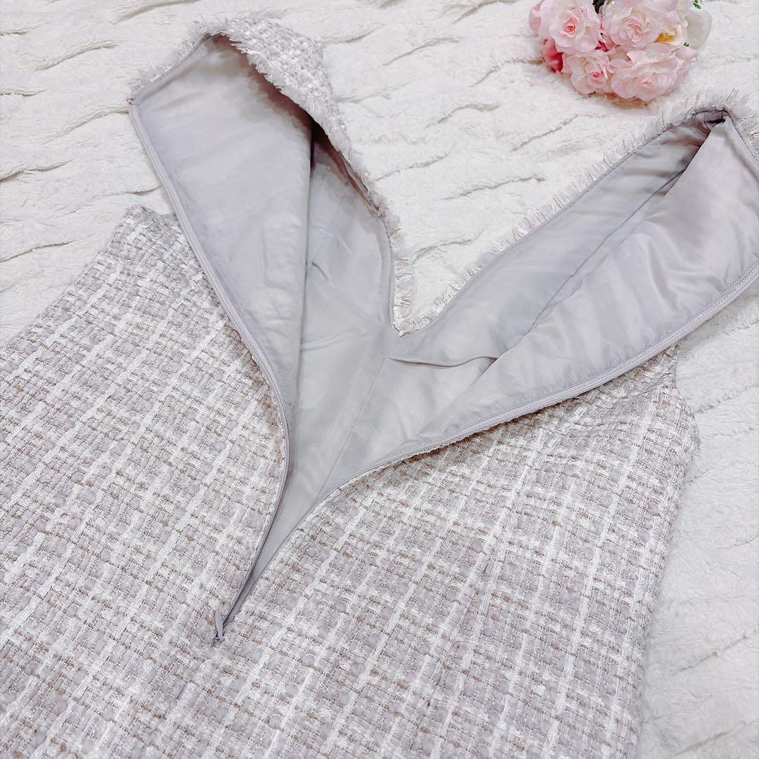 【美品】マルイ限定　ジャスグリッティー　ミックスツイードワンピース 2