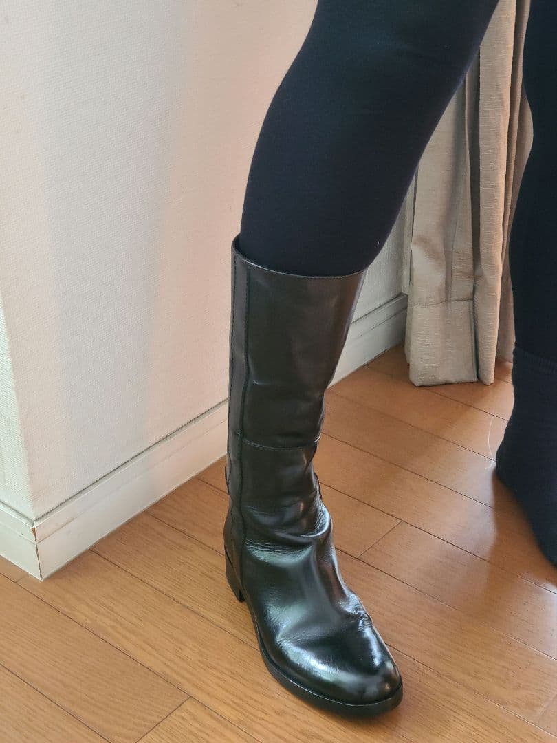 ジルサンダー JIL SANDER ロングブーツ 22cm ブラック