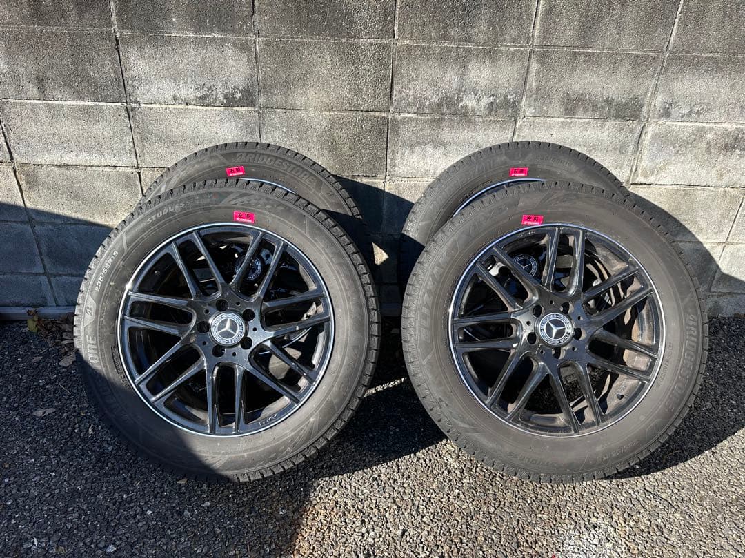 メルセデスベンツ ベンツ 18インチ ホイールセット スタッドレス ブリヂストン