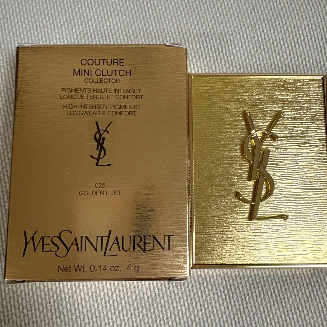 イヴサンローラン　アイシャドウ　クチュールミニクラッチ025 ゴールデンラスト