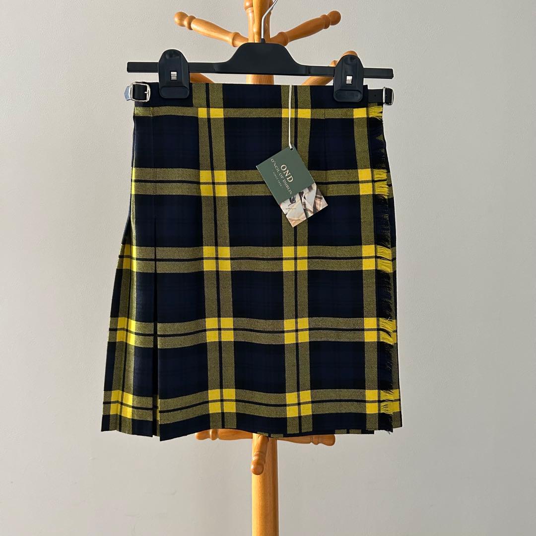 ※再値下げ 新品 【O'NEIL OF DUBLIN】ウールキルトスカート