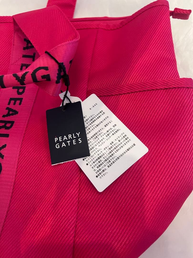 新品！PEARLY GATES ピンク　ロッカーバック