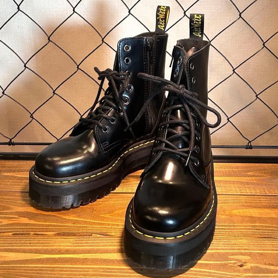 Dr.Martens JADON 8ホール 厚底ブーツ UK5 黒