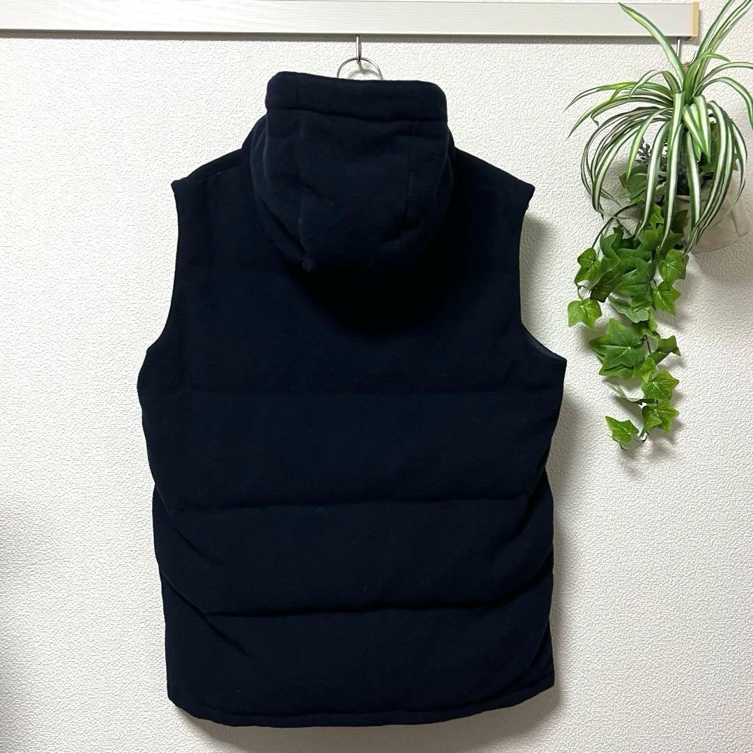 【DANTON】 ウールモッサフード付きダウンベスト42 BEAMS別注