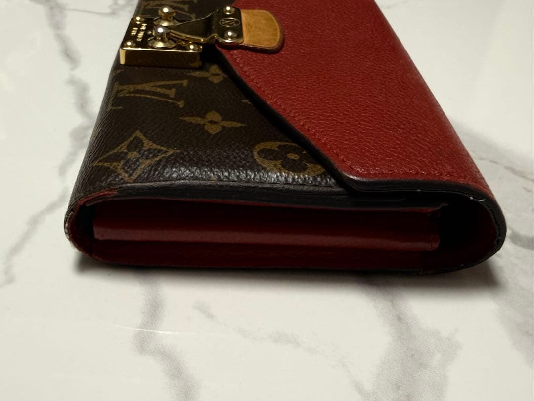 【美品な方】ルイヴィトン モノグラム 長財布 ポルトフォイユ パラス スリーズ