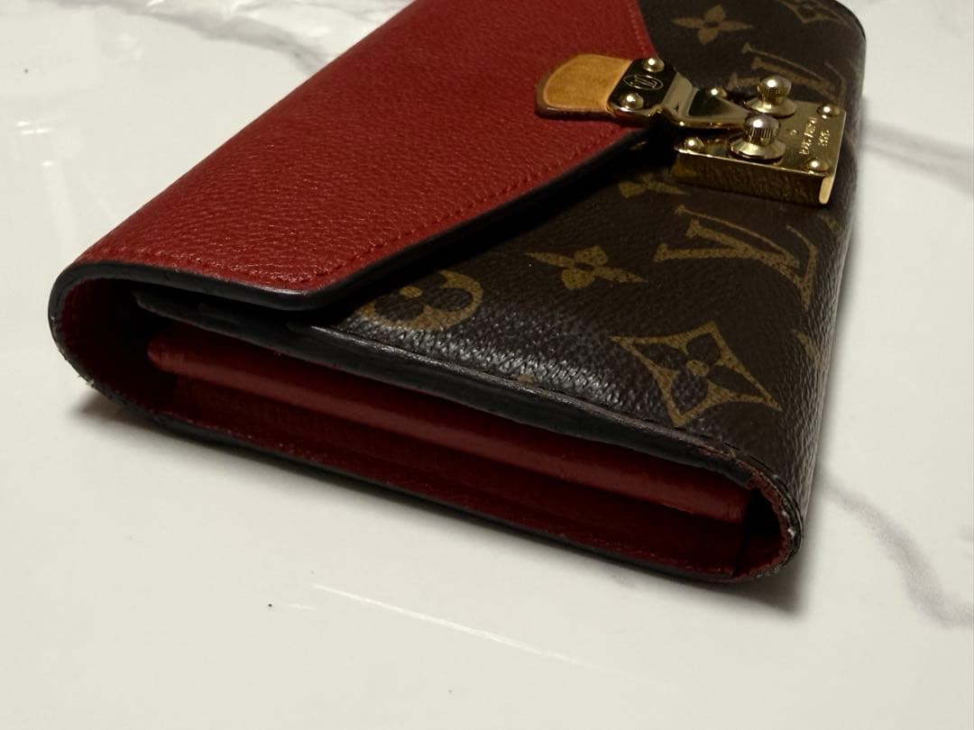 【美品な方】ルイヴィトン モノグラム 長財布 ポルトフォイユ パラス スリーズ