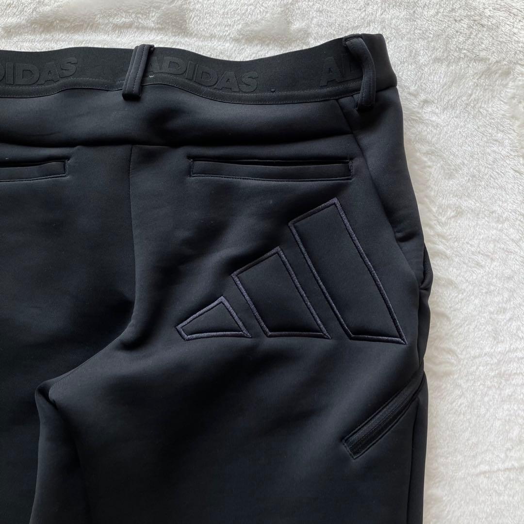美品✨アディダスゴルフウェア ジョガーパンツ ダンボールニット ブラック 85