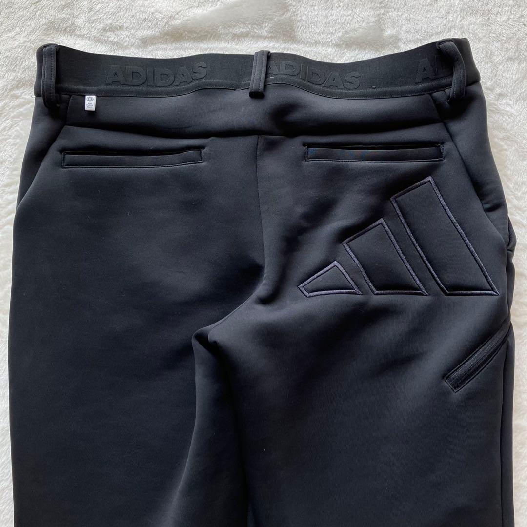 美品✨アディダスゴルフウェア ジョガーパンツ ダンボールニット ブラック 85