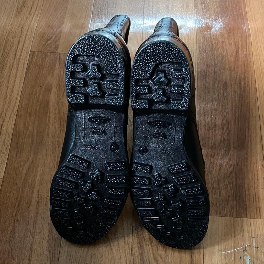 ミドリ安全 安全靴 ブーツ ミリタリー 消防 警備 28cm ブラック 革製