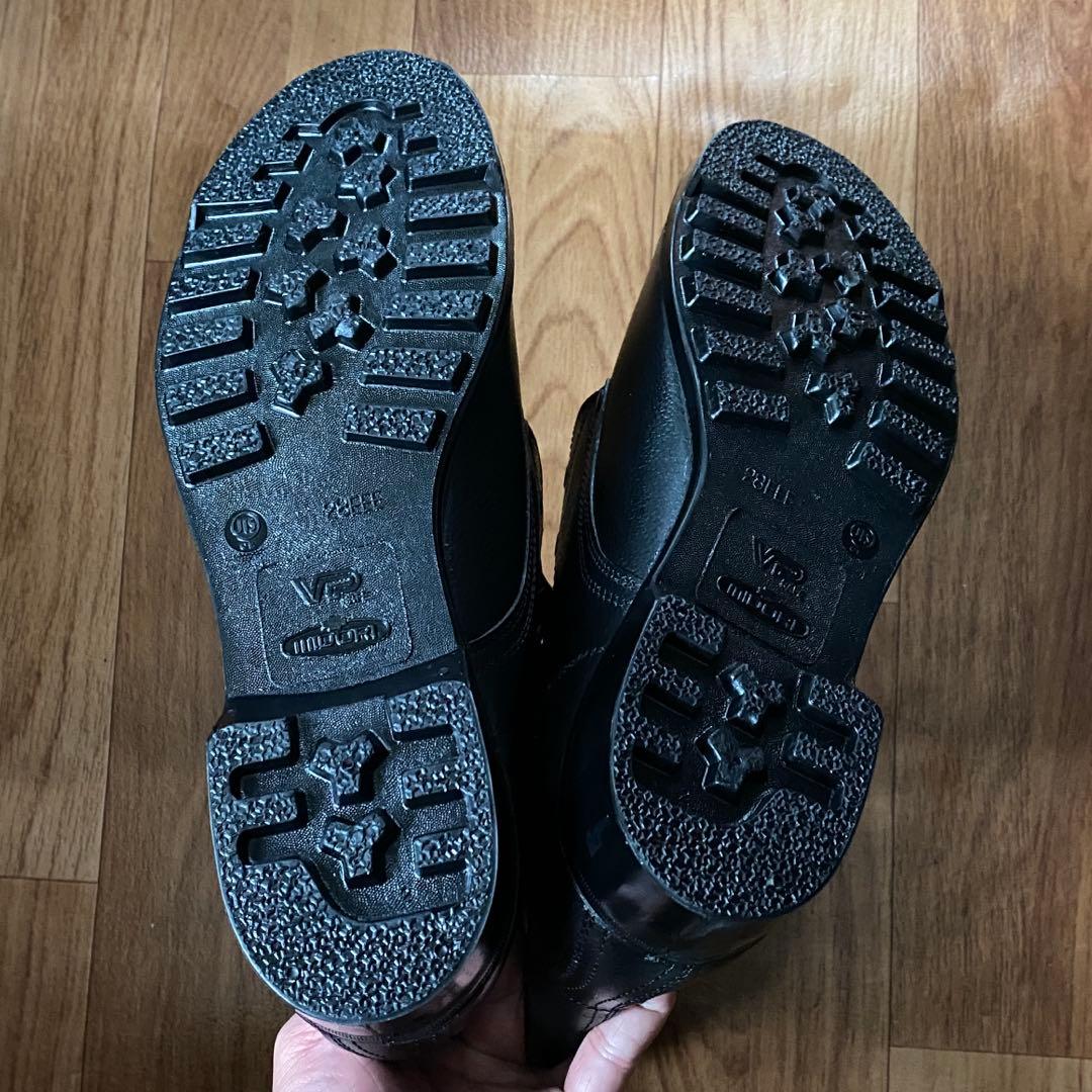 ミドリ安全 安全靴 ブーツ ミリタリー 消防 警備 28cm ブラック 革製