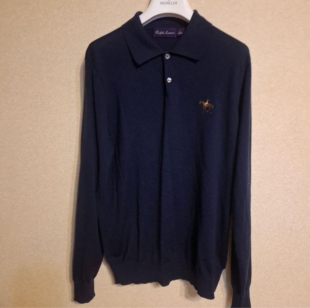 Ralph Lauren パープルレーベル 襟付きニット セーター イタリア製