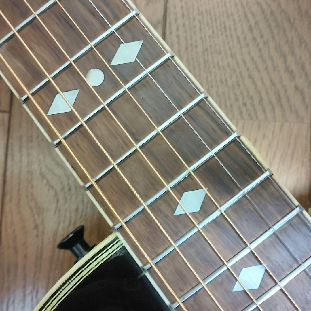 美品　ARIA　AMB-35S BKS　エレアコ　弦は新品 DADDARIO