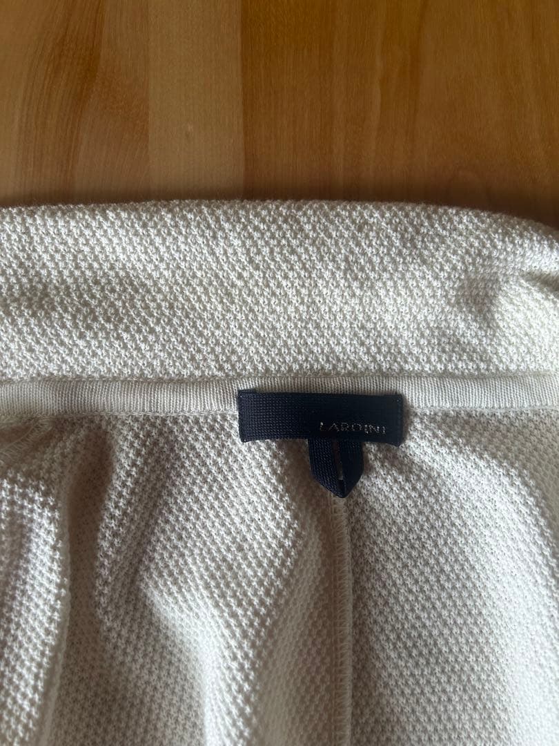 LARDINI アイボリー テーラードジャケット