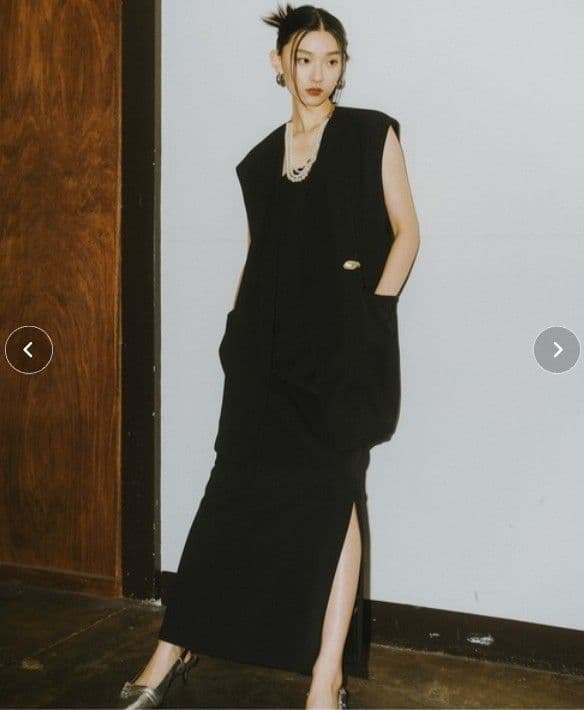 ANDRESD バックシアージレセットアップ ドレス ワンピース オケージョン