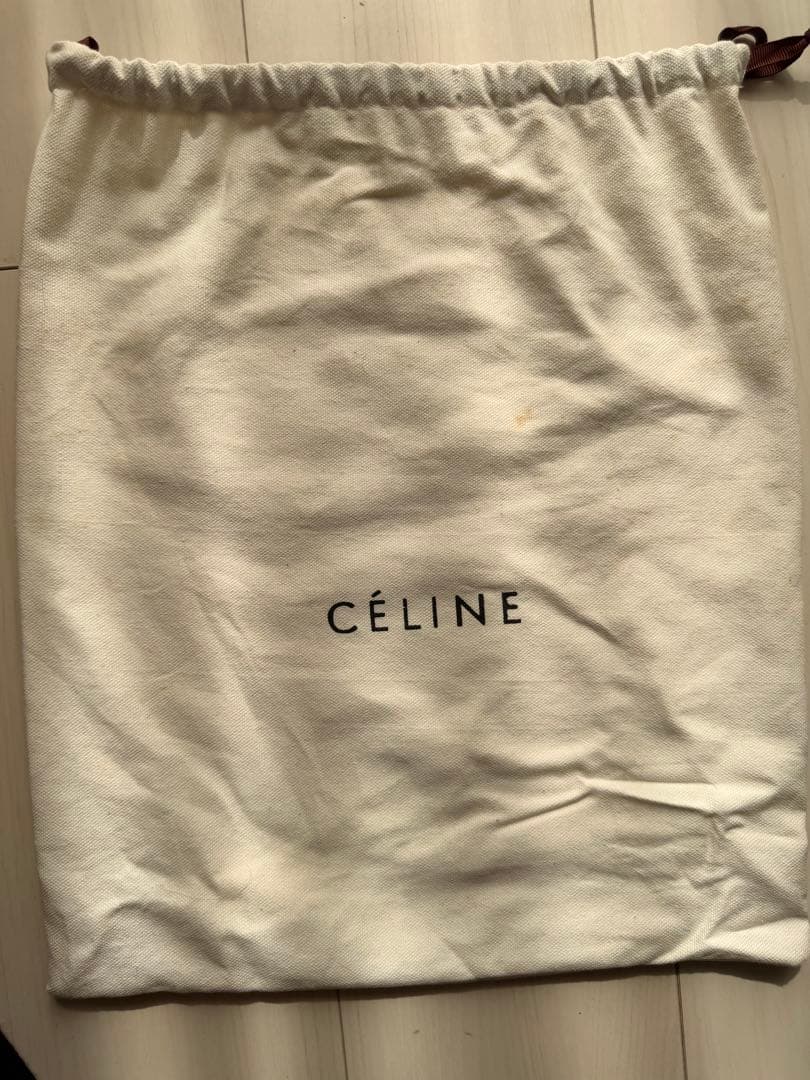 CÉLINE ラゲージ　マイクロトート　ハンドバッグ　ベージュ系