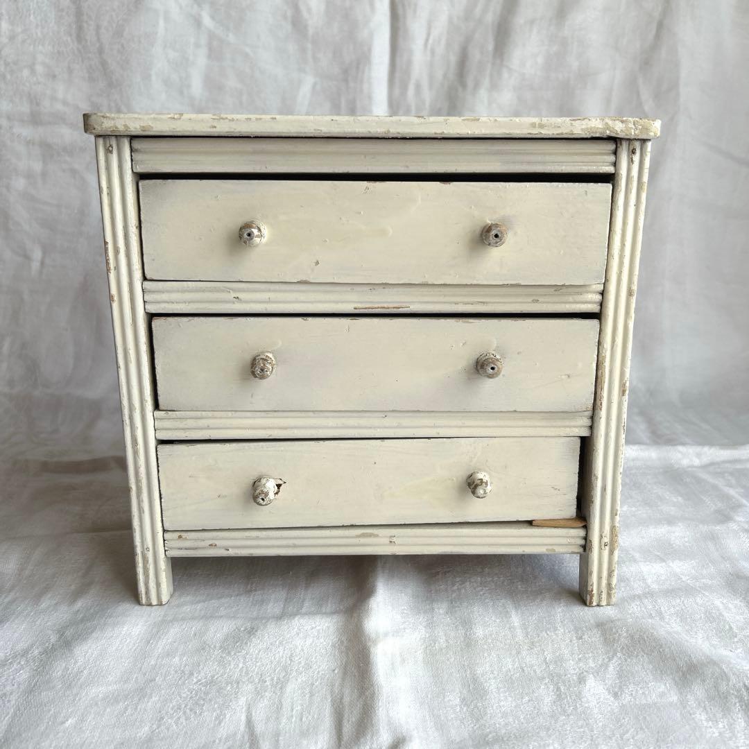 フランス　アンティーク　ドールハウス　チェスト　ドール家具　ブロカント