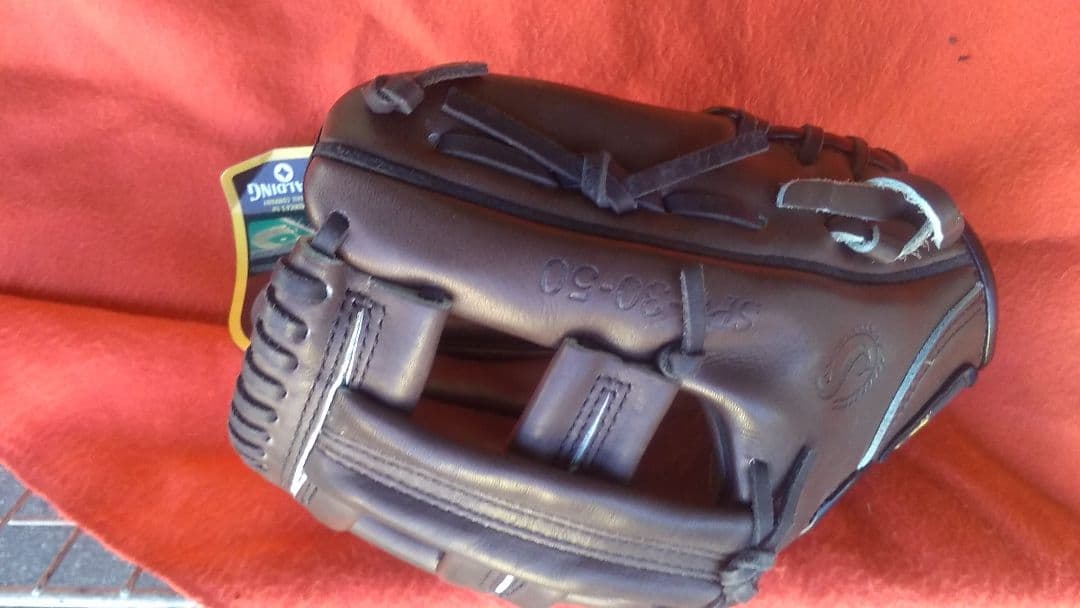 SPALDING 硬式グローブ  SPGー３０－５０　ブラウン　少年　右利き用