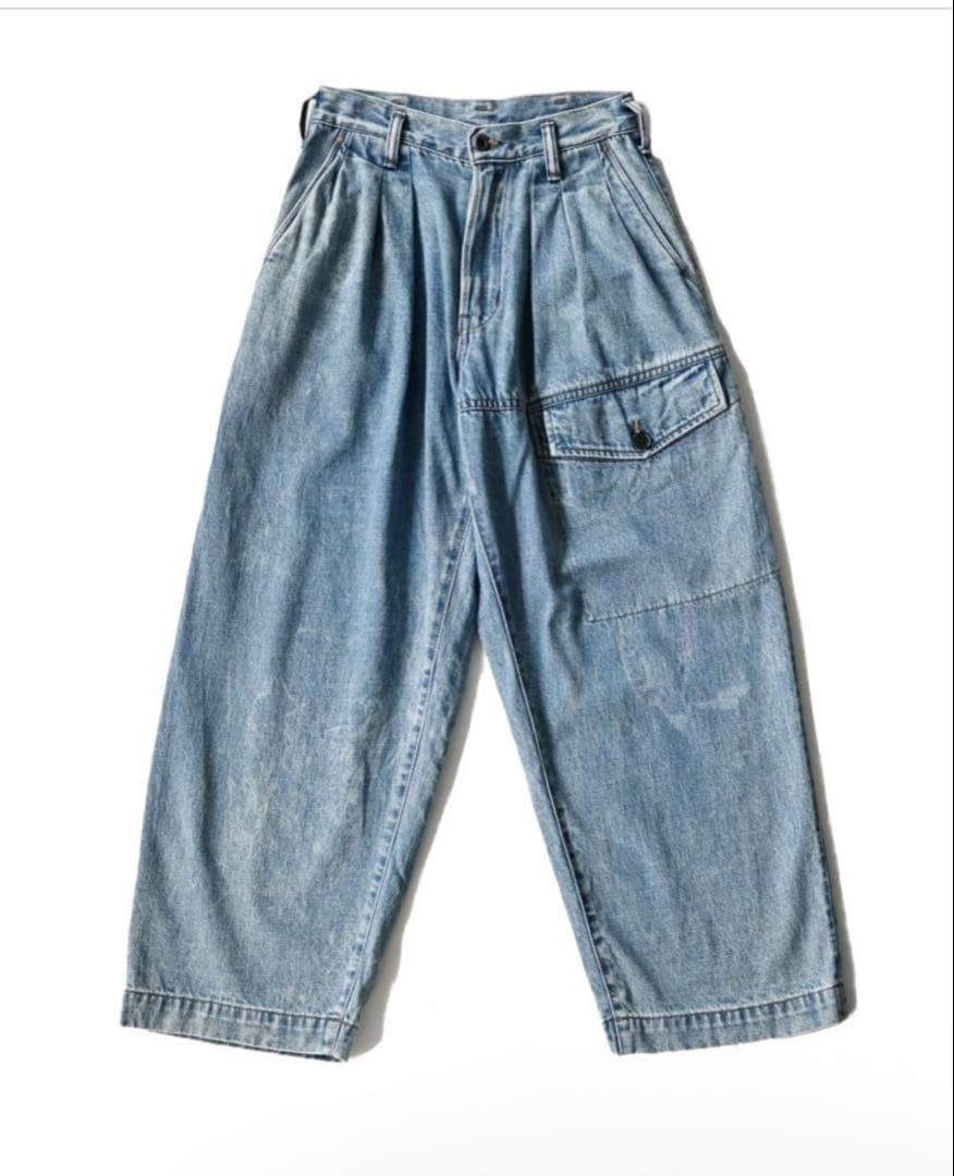 25FW 美品ブルーナボイン 今期物 完売品 レグルスデニムパンツAG サイズL