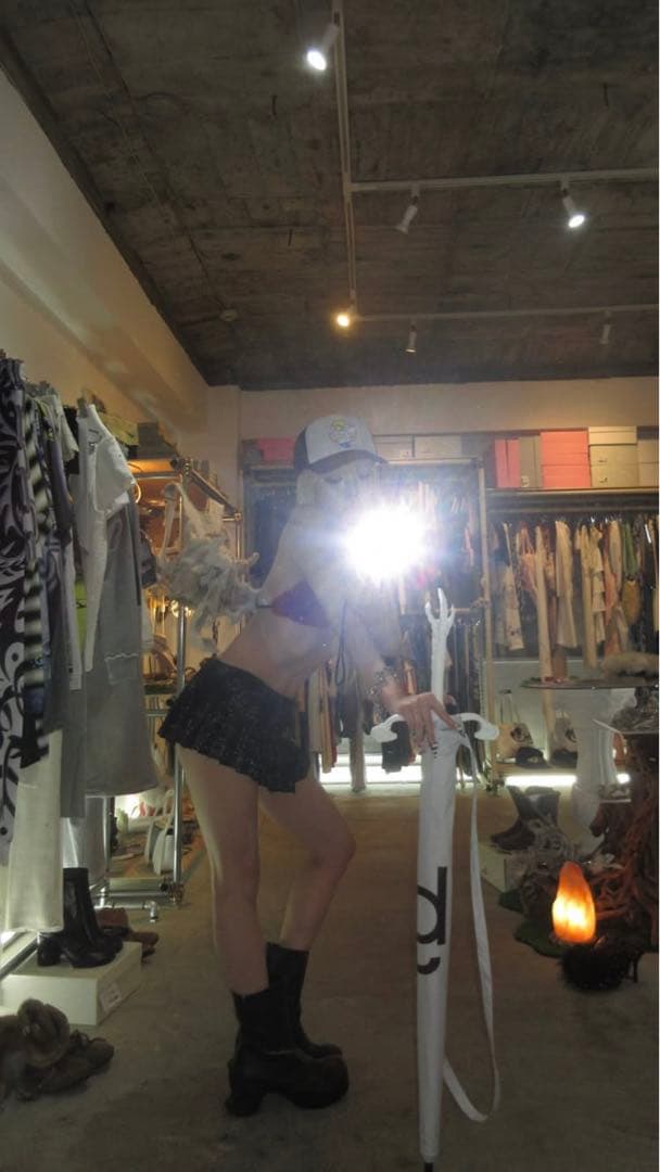 Yumin Ha Maroon Angel Girl Hat cap ユミン ハ