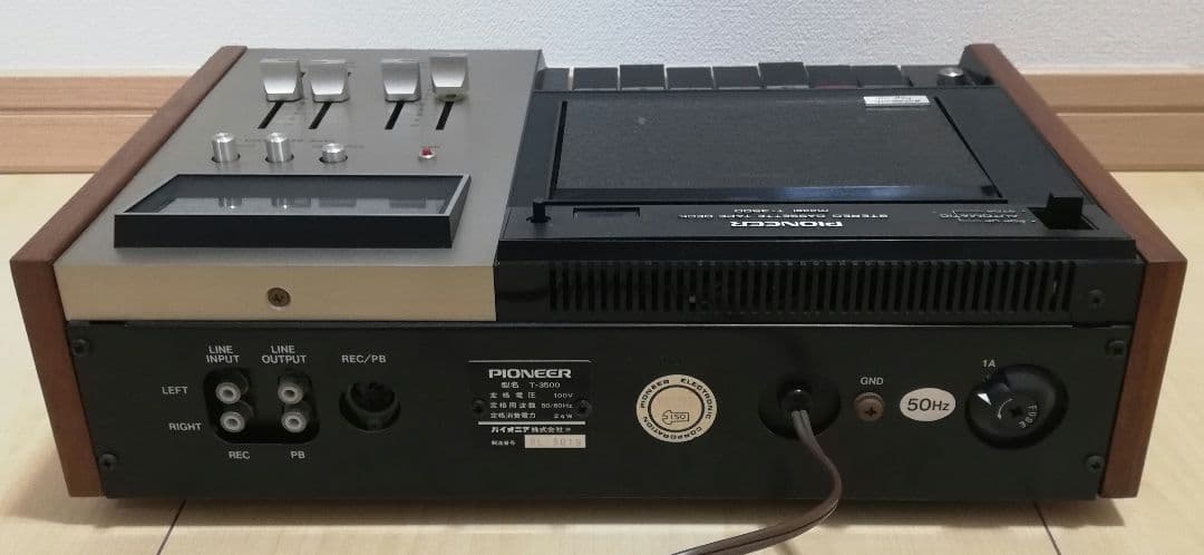 部品取り PIONEER カセットデッキ T-3500