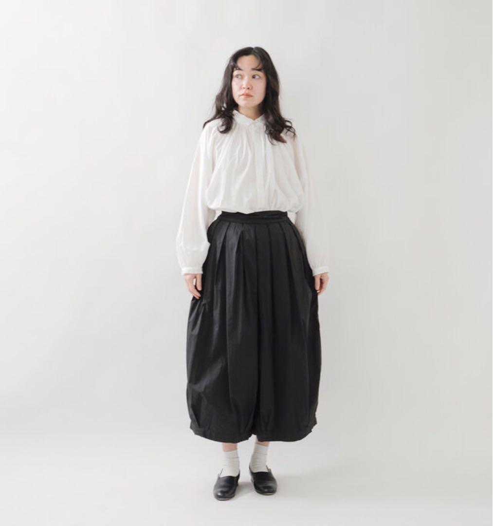 HARVESTY ハーベスティ 40コーマ糸ツイルサーカスキュロットパンツ