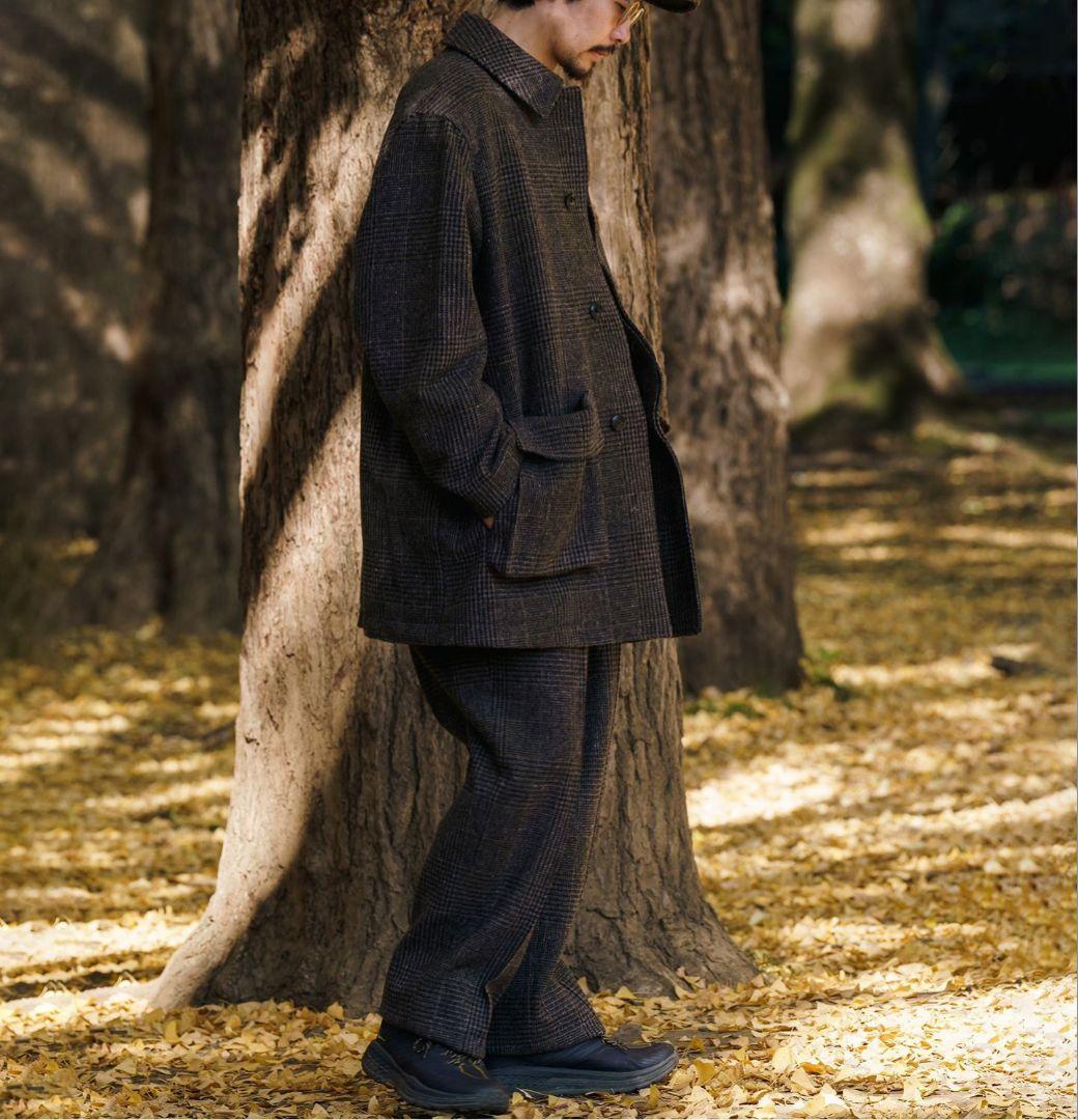 ほぼ未使用 定価13万 Caledoor British wool カバーオール