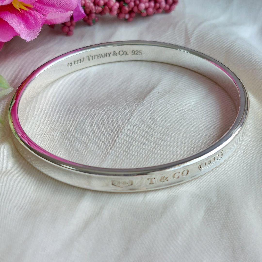 【美品】ティファニー 1837 ナロー カフ バングル ブレスレット SV925
