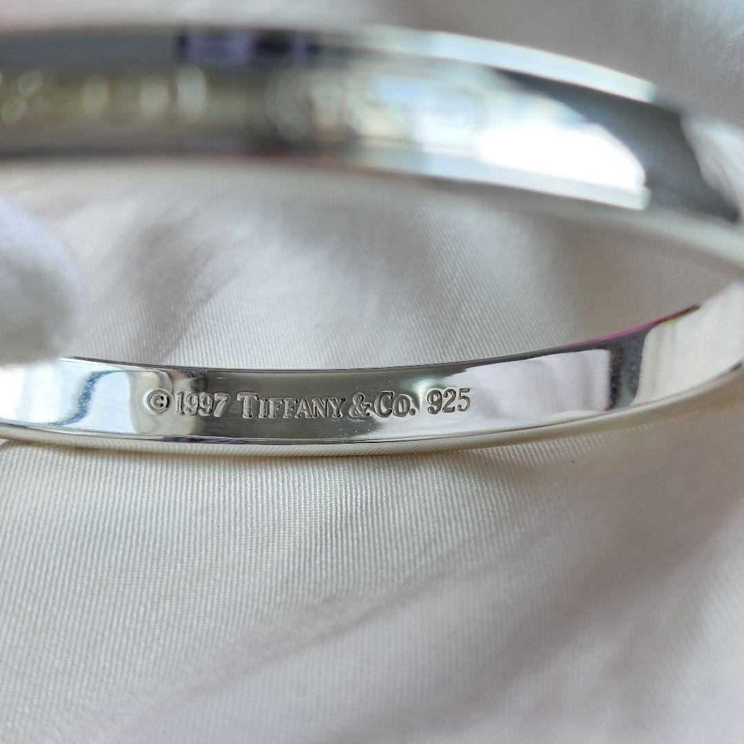 【美品】ティファニー 1837 ナロー カフ バングル ブレスレット SV925