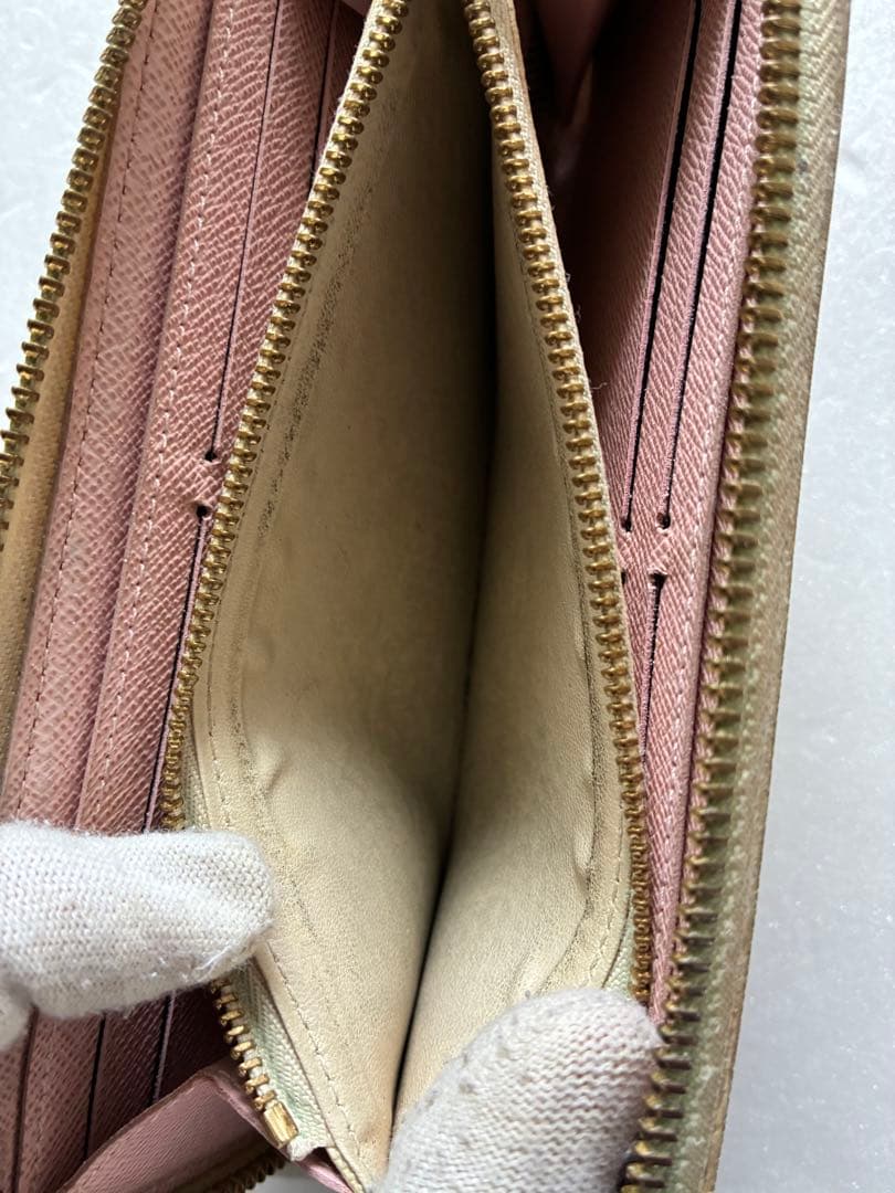 ルイヴィトン　ダミエ・アズール　ラウンドファスナー　ウォレット　長財布