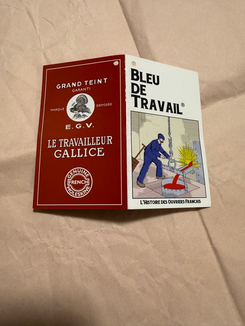 ル・トラヴァイユール・ガリス フレンチモールスキンジャケット　ブラック　サイズ4