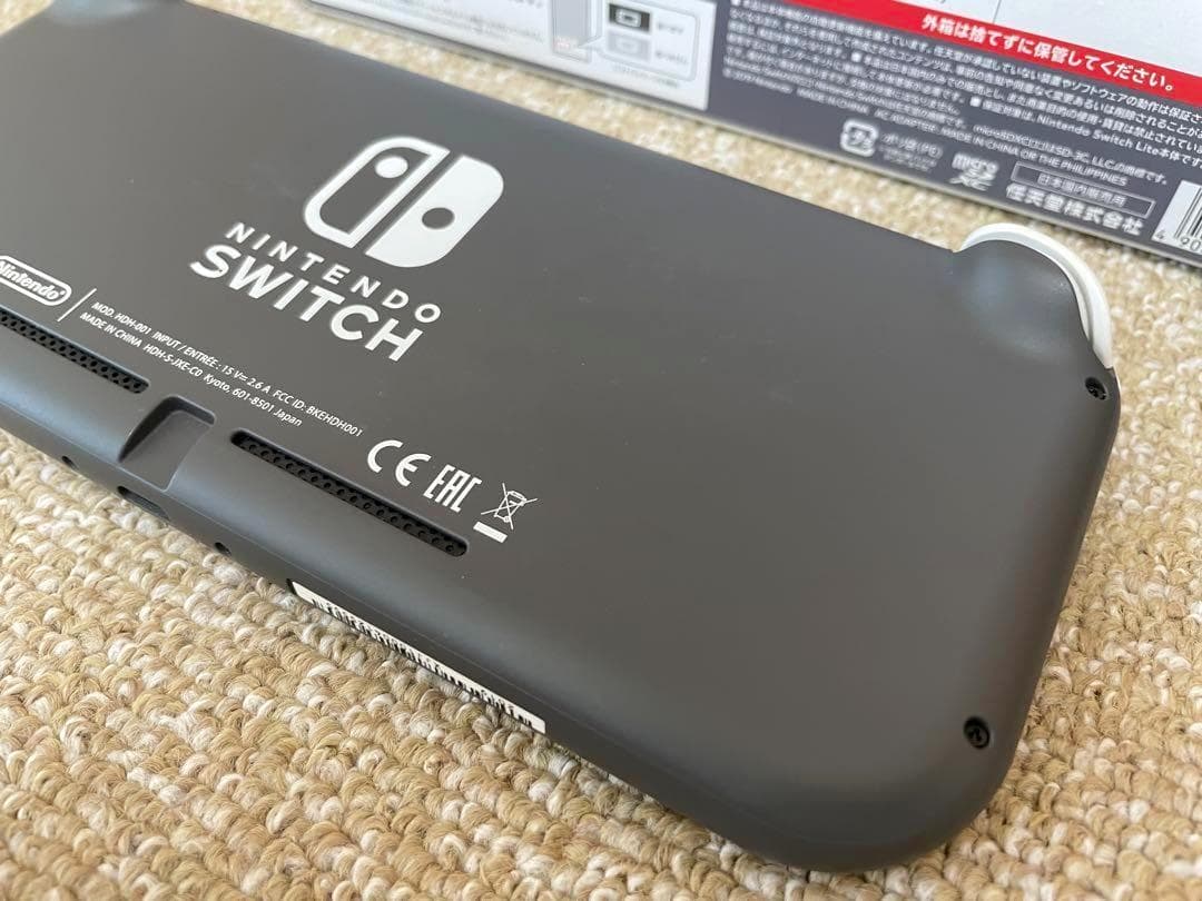 Nintendo Switch Lite グレー 本体 充電器 ケース