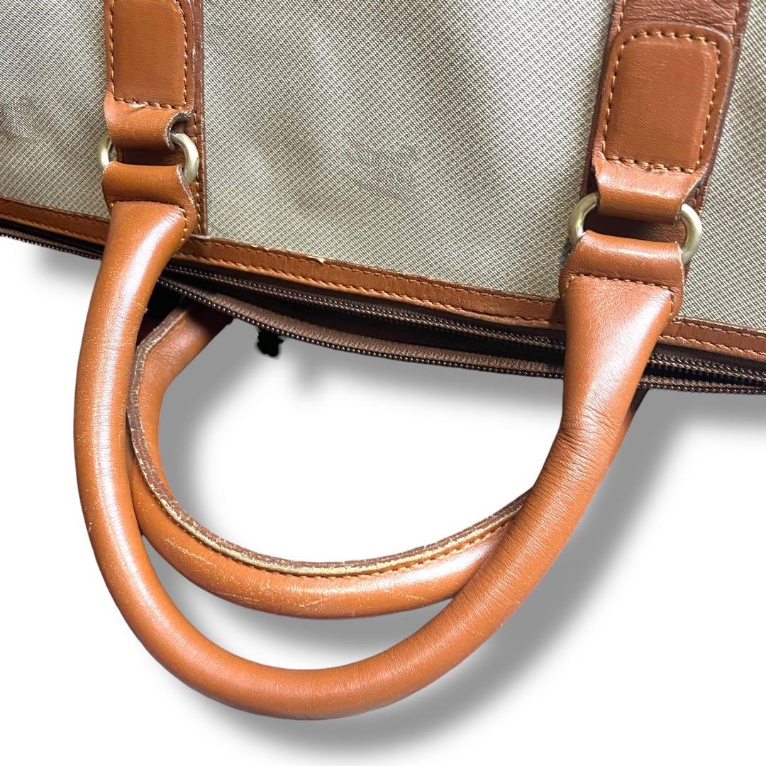 【大容量】Burberrys バーバリー ボストンバッグ ホースロゴ キャンバス