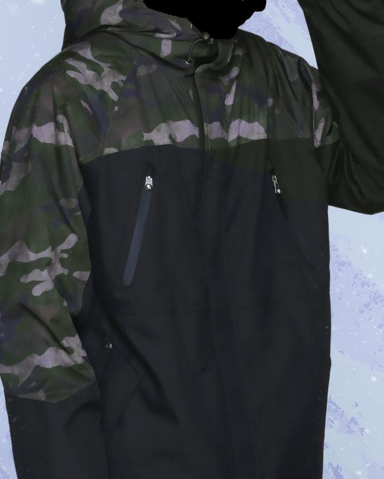 【新品】24-25スノーボード ウェア/上下セット/メンズ/カモフラ/Lサイズ