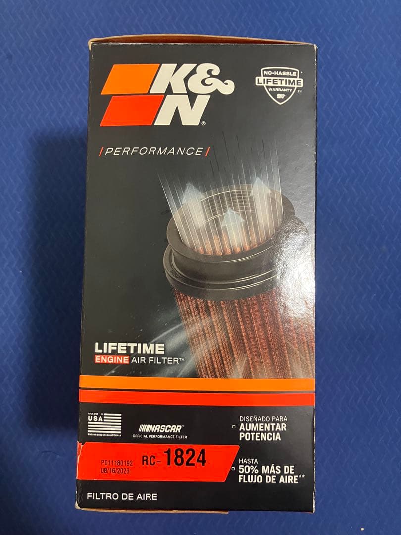 未使用　ヨシムラ　K&N ケーアンドエヌ エアフィルター　カスタムフィルター