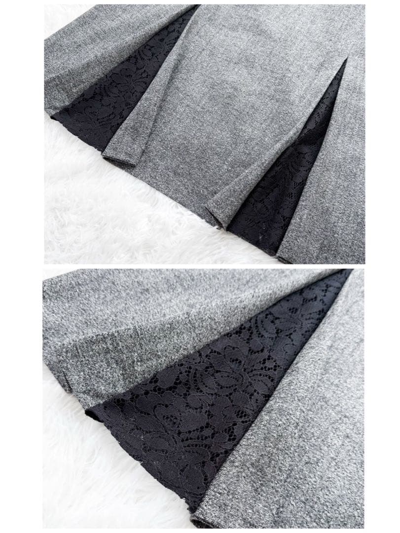 K.T ロロピアーナ カシミヤ混 スカートスーツセットアップ 大きいサイズ17号