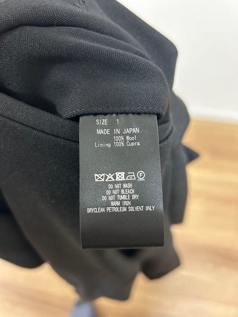 【25aw】ポロワースタキシードクロス　ダブルプリーテッドワイドトラウザーズ